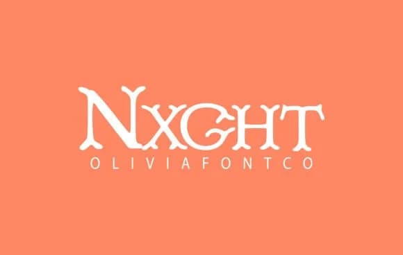Nxght by OliviaFontCo — Slab Serif Font