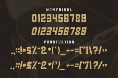 Obligate by Artiveko — Slab Serif Font — thumbnail 3