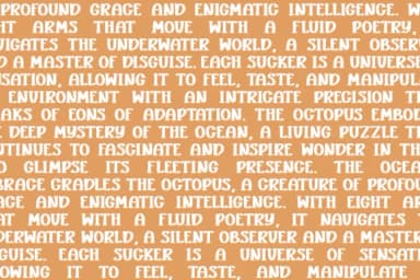 Ocean Octopus by Funtype Co. — Slab Serif Font — thumbnail 2