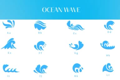Ocean Wave by Heartcraft Atelier — Dingbats Font — thumbnail 2