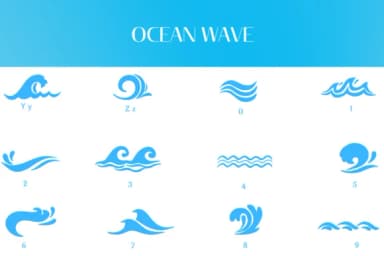Ocean Wave by Heartcraft Atelier — Dingbats Font — thumbnail 4