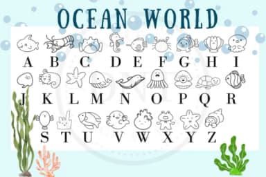 Ocean World by danita.kukkai — Dingbats Font — thumbnail 2