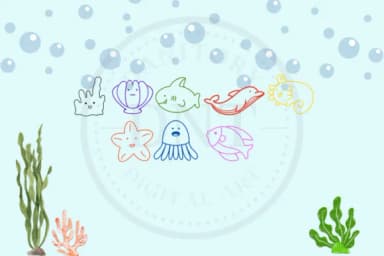 Ocean World by danita.kukkai — Dingbats Font — thumbnail 3