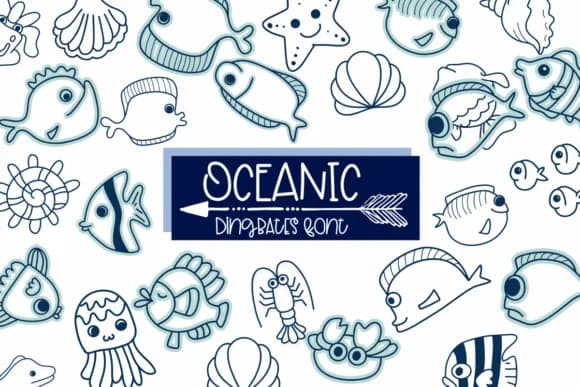 Oceanic by Sirinart — Dingbats Font