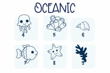 Oceanic by Sirinart — Dingbats Font — thumbnail 4