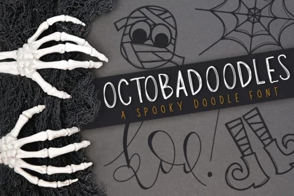 OctobaDoodles by browncowcreatives — Dingbats Font