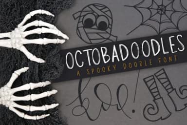 OctobaDoodles by browncowcreatives — Dingbats Font — thumbnail 1