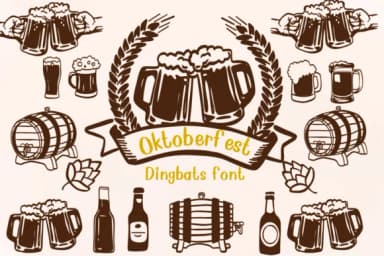 Oktoberfest by Nongyao — Dingbats Font — thumbnail 1