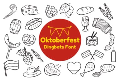 Oktoberfest by Nun Sukhwan — Dingbats Font — thumbnail 1