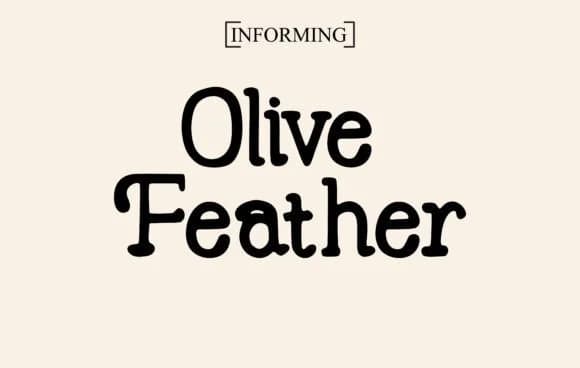 Olive Feather by OliviaFontCo — Slab Serif Font