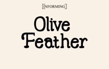 Olive Feather by OliviaFontCo — Slab Serif Font — thumbnail 1
