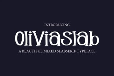 Oliviaslab by Crafty Files — Slab Serif Font — thumbnail 1