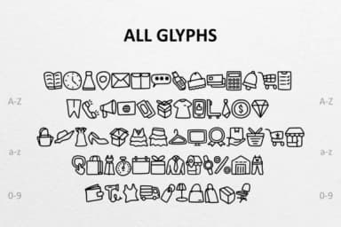 Olshop Doodle by CrafterFonts — Dingbats Font — thumbnail 2