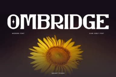 Ombridge by IqsiartStudio — Slab Serif Font — thumbnail 1