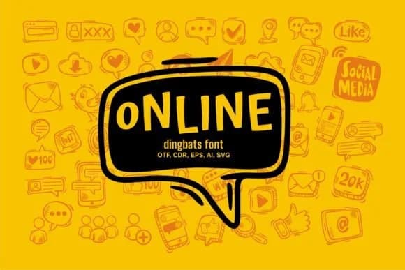 Online by onoborgol — Dingbats Font