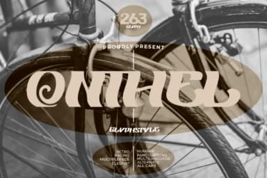 Onthel by glyphstyle — Slab Serif Font — thumbnail 1