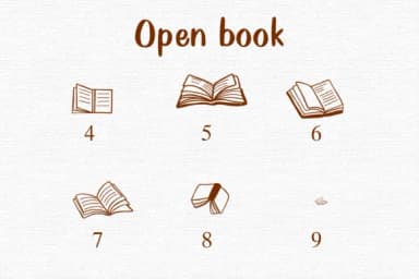 Open Book by Nongyao — Dingbats Font — thumbnail 4