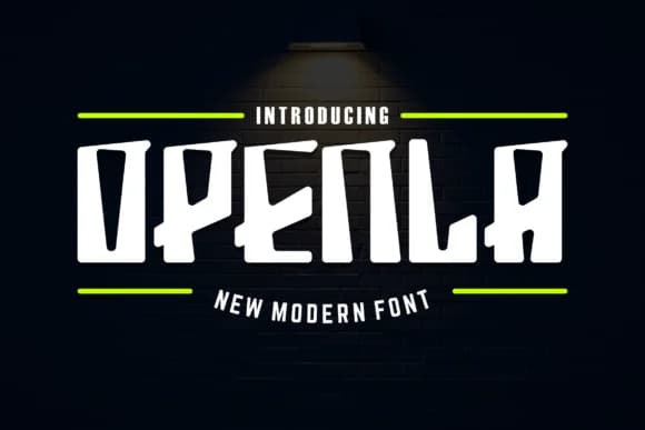 Openla by prayoga_std — Slab Serif Font