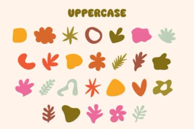 Organic Shape by Letterayu — Dingbats Font — thumbnail 2