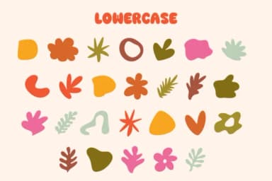 Organic Shape by Letterayu — Dingbats Font — thumbnail 3