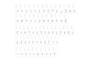 Origin Alphabet by Jon Ronnquist — Dingbats Font — thumbnail 2