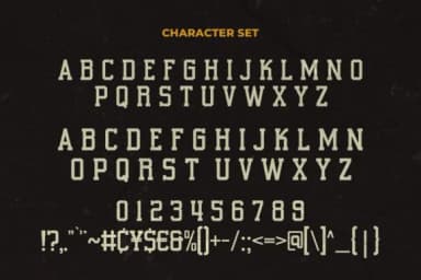 Origin Athletic by HansCo — Slab Serif Font — thumbnail 6