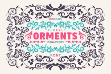 Orments by GorgezCreations — Dingbats Font — thumbnail 1