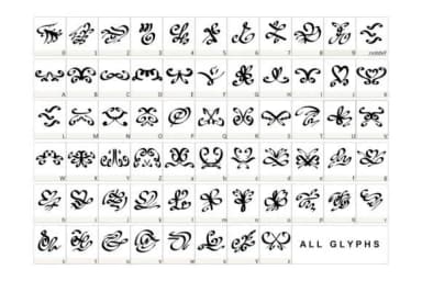 Ornament by YandiDesigns — Dingbats Font — thumbnail 2