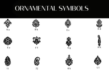 Ornamental Symbols by Heartcraft Atelier — Dingbats Font — thumbnail 2