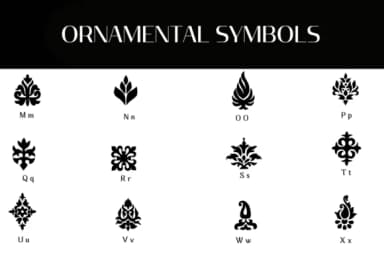 Ornamental Symbols by Heartcraft Atelier — Dingbats Font — thumbnail 3
