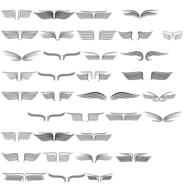 Ornamental Wings by vladimirnikolic — Dingbats Font — thumbnail 7