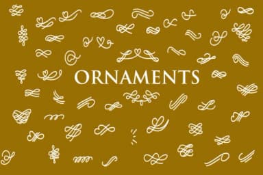 Ornaments by goodigital — Dingbats Font — thumbnail 1