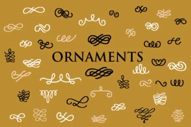 Ornaments by goodigital — Dingbats Font — thumbnail 1