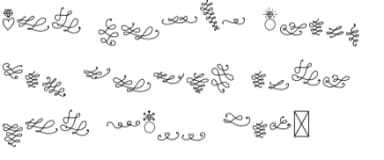 Ornaments Cute by goodigital — Dingbats Font — thumbnail 5