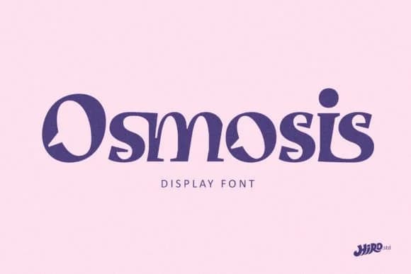 Osmosis by HIRO.std — Slab Serif Font