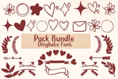 Pack Bundle by Nongyao — Dingbats Font — thumbnail 1