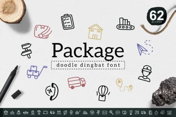 Package by YandiDesigns — Dingbats Font