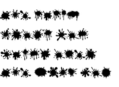 Paint Drops by Sirinart — Dingbats Font — thumbnail 8