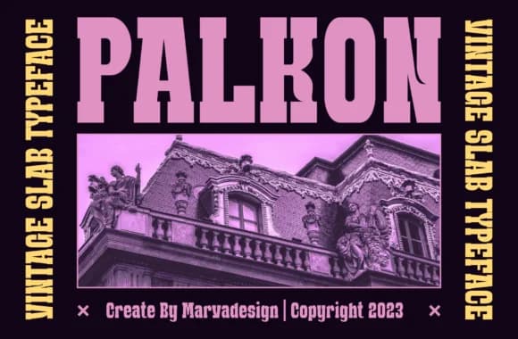 Palkon by Marvadesign — Slab Serif Font