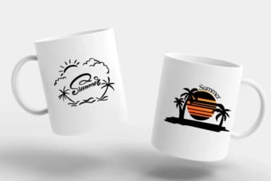 Palm Sunset Summer by Bee piyanuch — Dingbats Font — thumbnail 6