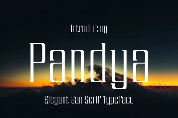 Pandya by Halo Whimsy Creative — Slab Serif Font
