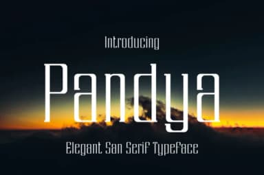 Pandya by Halo Whimsy Creative — Slab Serif Font — thumbnail 1