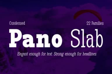 Pano Slab Condensed by Artisans — Slab Serif Font — thumbnail 1