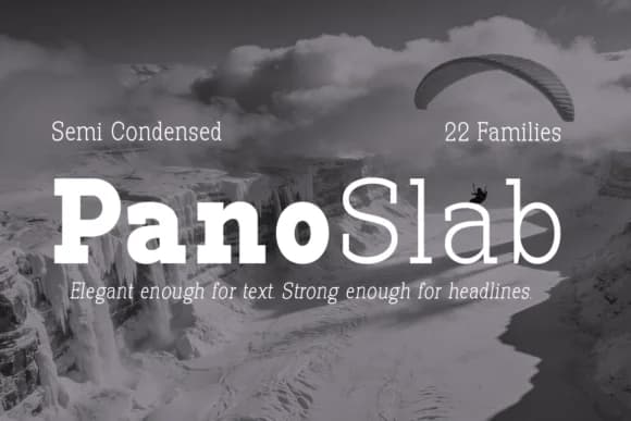 Pano Slab Semi Condensed by Artisans — Slab Serif Font