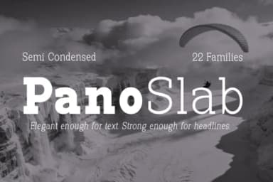 Pano Slab Semi Condensed by Artisans — Slab Serif Font — thumbnail 1