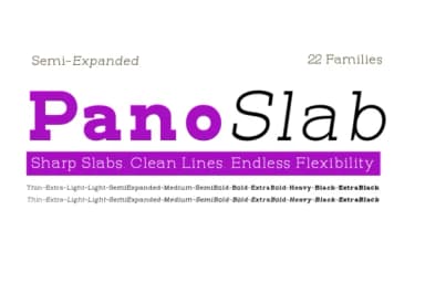 Pano Slab Semi Expanded by Artisans — Slab Serif Font — thumbnail 1