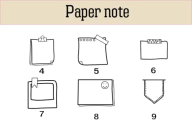 Paper Note by Nun Sukhwan — Dingbats Font — thumbnail 4