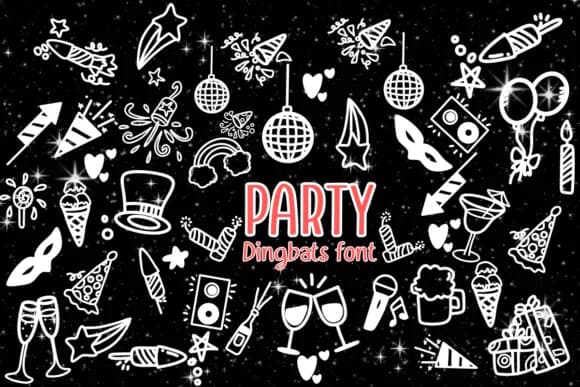Party by Nongyao — Dingbats Font