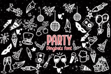 Party by Nongyao — Dingbats Font — thumbnail 1