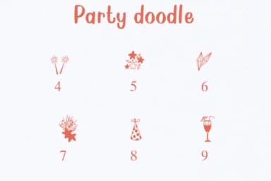 Party Doodle by Nongyao — Dingbats Font — thumbnail 4
